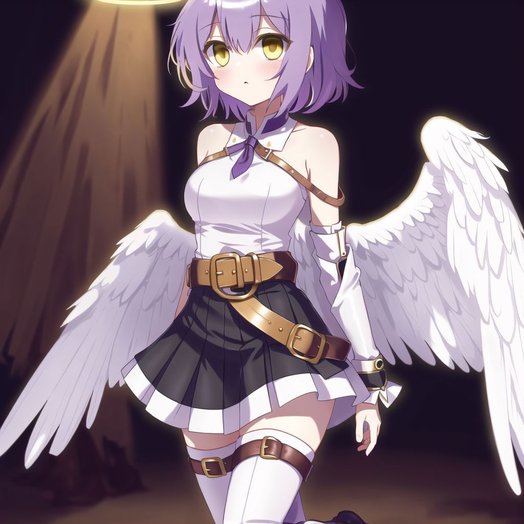 Evangelion- Sad Angel - Anime Girl Sad With Wings PNG Image With  Transparent Background | TOPpng